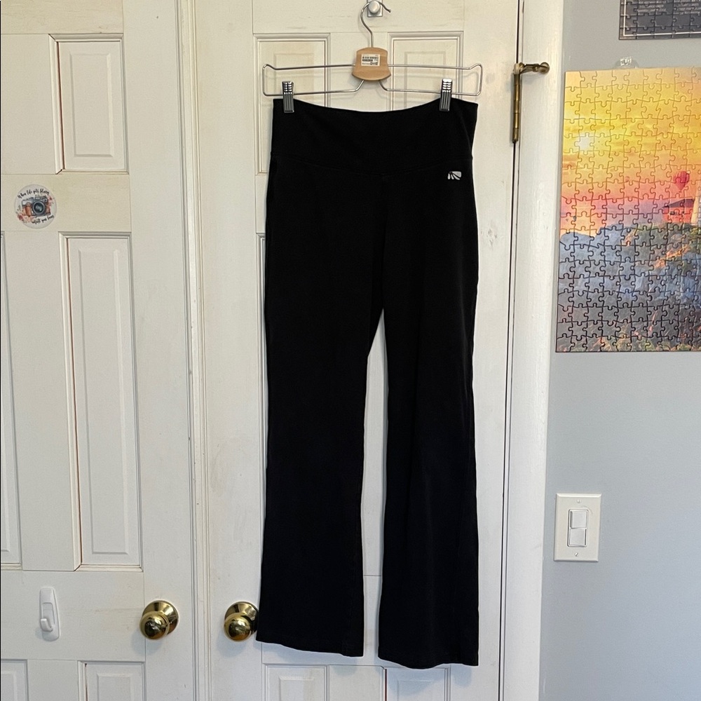 Black Flared Yoga Pants